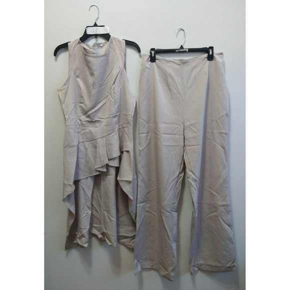 2pc wedding guest set dress pants and top size Large (top for B or C cup). - Picture 2 of 10